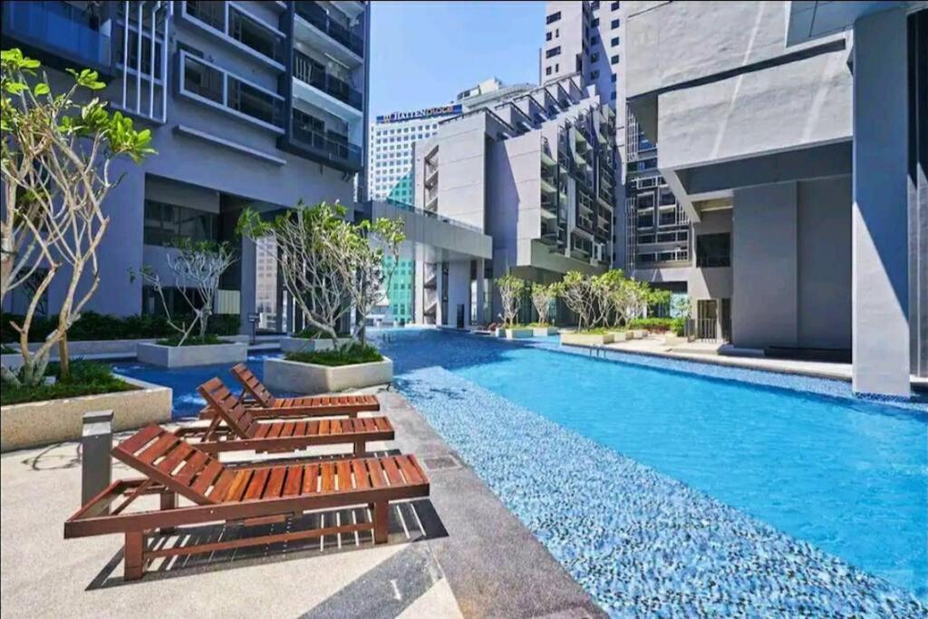 Seaview#Warmth#Netflix#Privatebathtub#Seasideluxurycondo#Imperioresidence Malacca Esterno foto