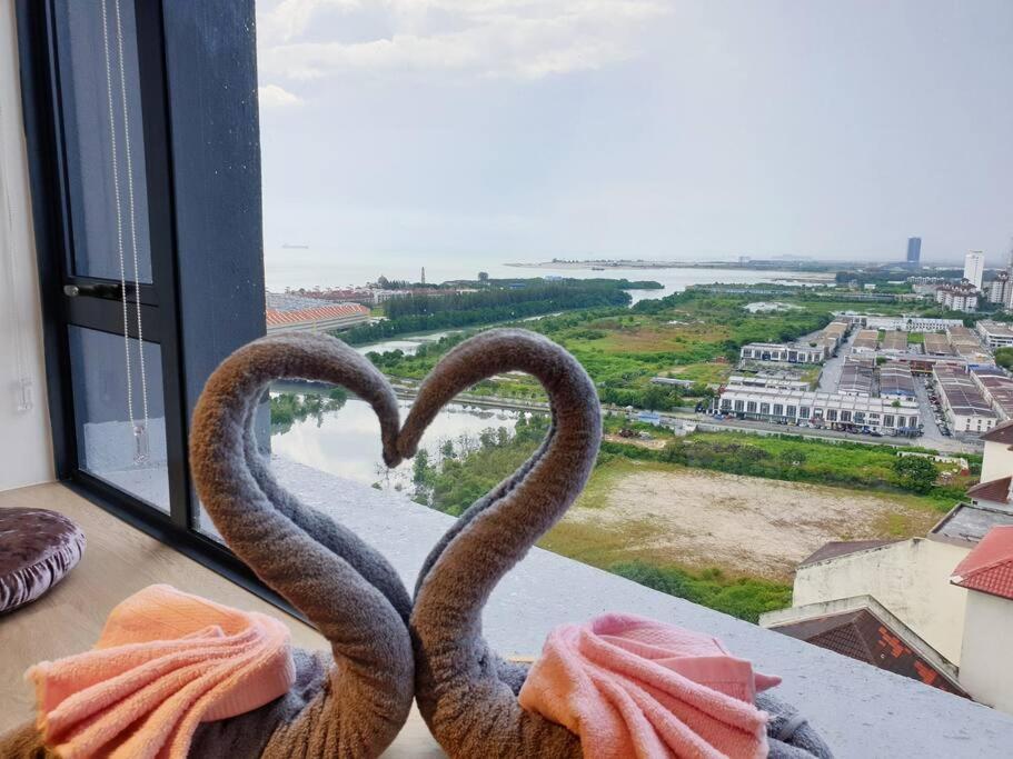 Seaview#Warmth#Netflix#Privatebathtub#Seasideluxurycondo#Imperioresidence Malacca Esterno foto